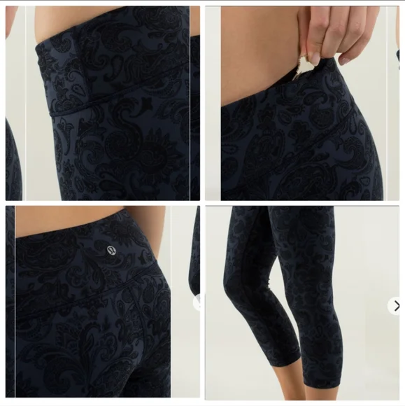 🍋Like New Lululemon Wunder Under Crop - Picture 4 of 11